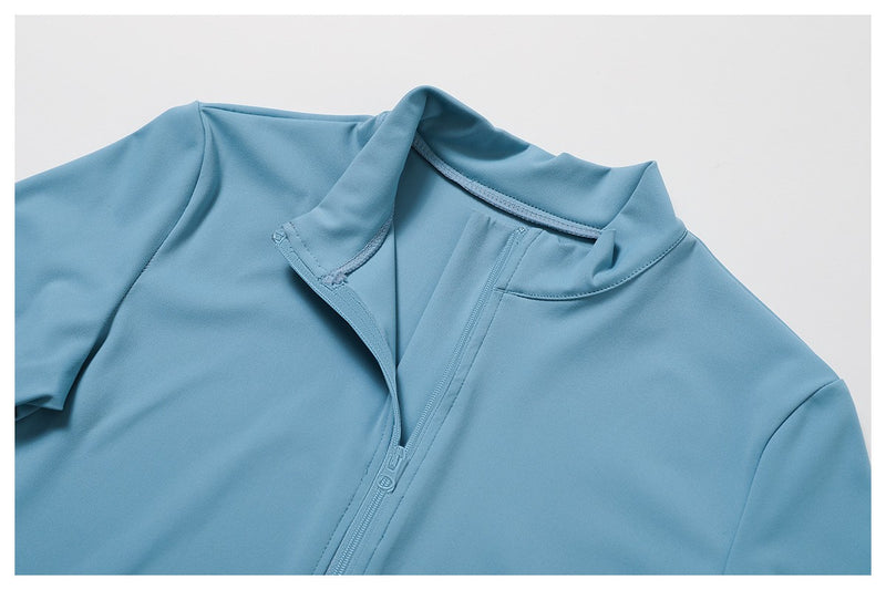 Camiseta feminina de manga comprida para corrida ao ar livre, fitness, peça ún