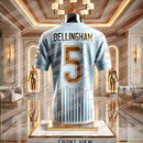 Verão novo bellingham edição comemorativa de alta qualidade camisa esportiva