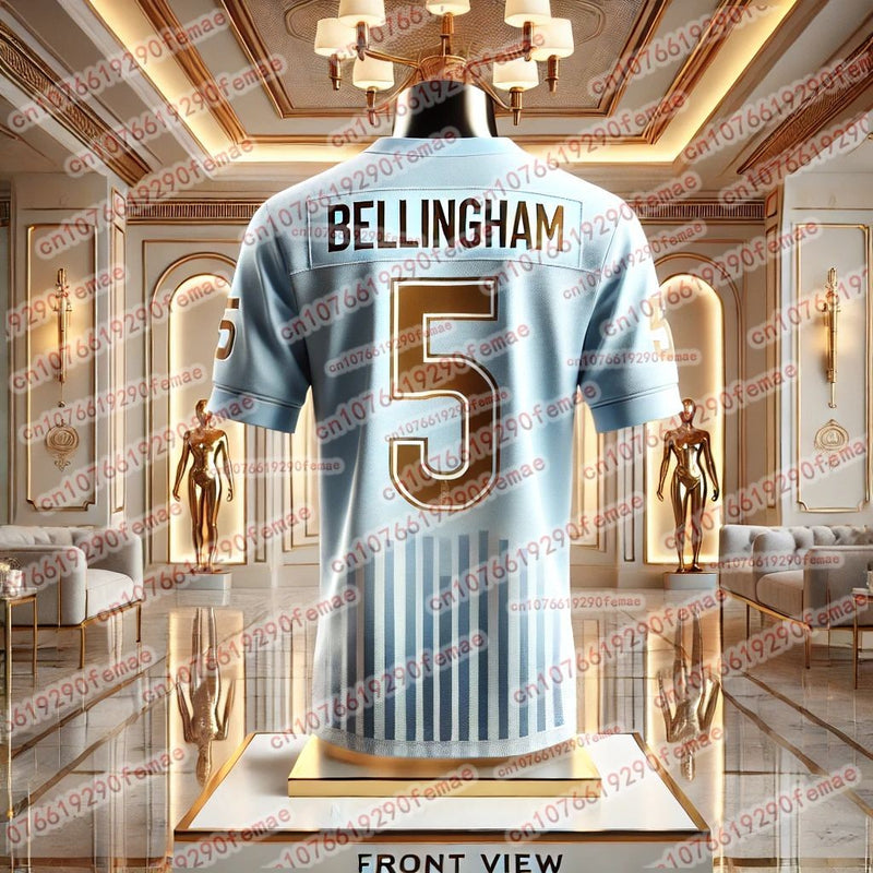 Verão novo bellingham edição comemorativa de alta qualidade camisa esportiva