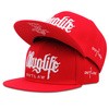 Moda masculina série ladrão dupla cor bloco snapback boné unissex guarda-sol