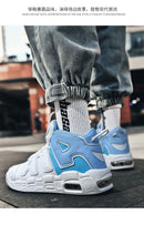 Homens esportes tênis de corrida maratona almofada ar prazer leve ao ar livre a