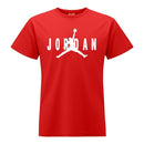 Camiseta esportiva masculina de manga curta gráfica esportiva basquete eua mich