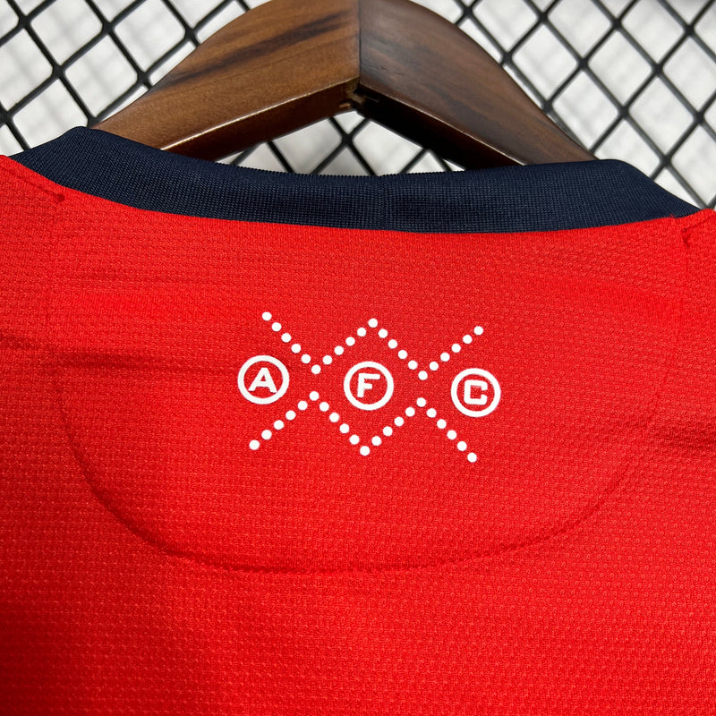 Camisa Arsenal Titular 12/13 - Versão Retro Manga Comprida