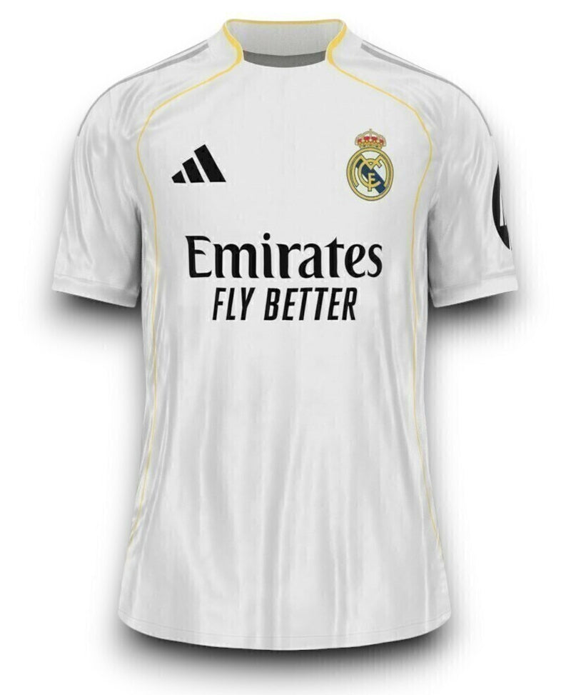 Camisa Real Madrid 2025 - Torcedor Masculina - Branca