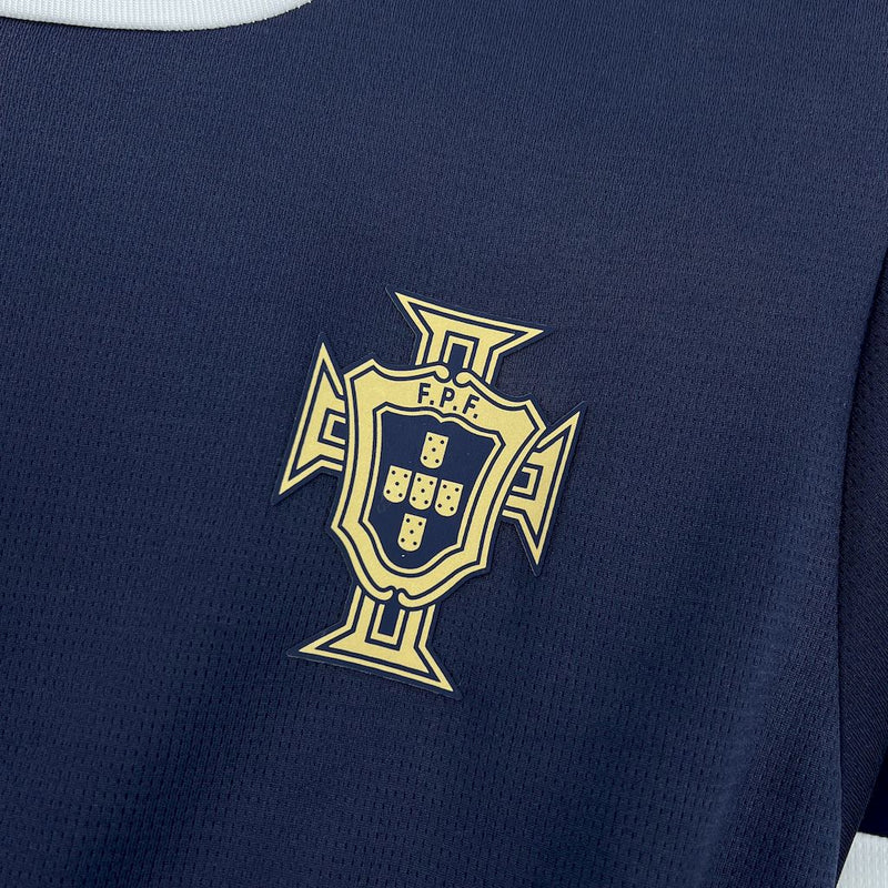 Camisa Portugal Treino Azul 25/26 - Torcedor Masculina